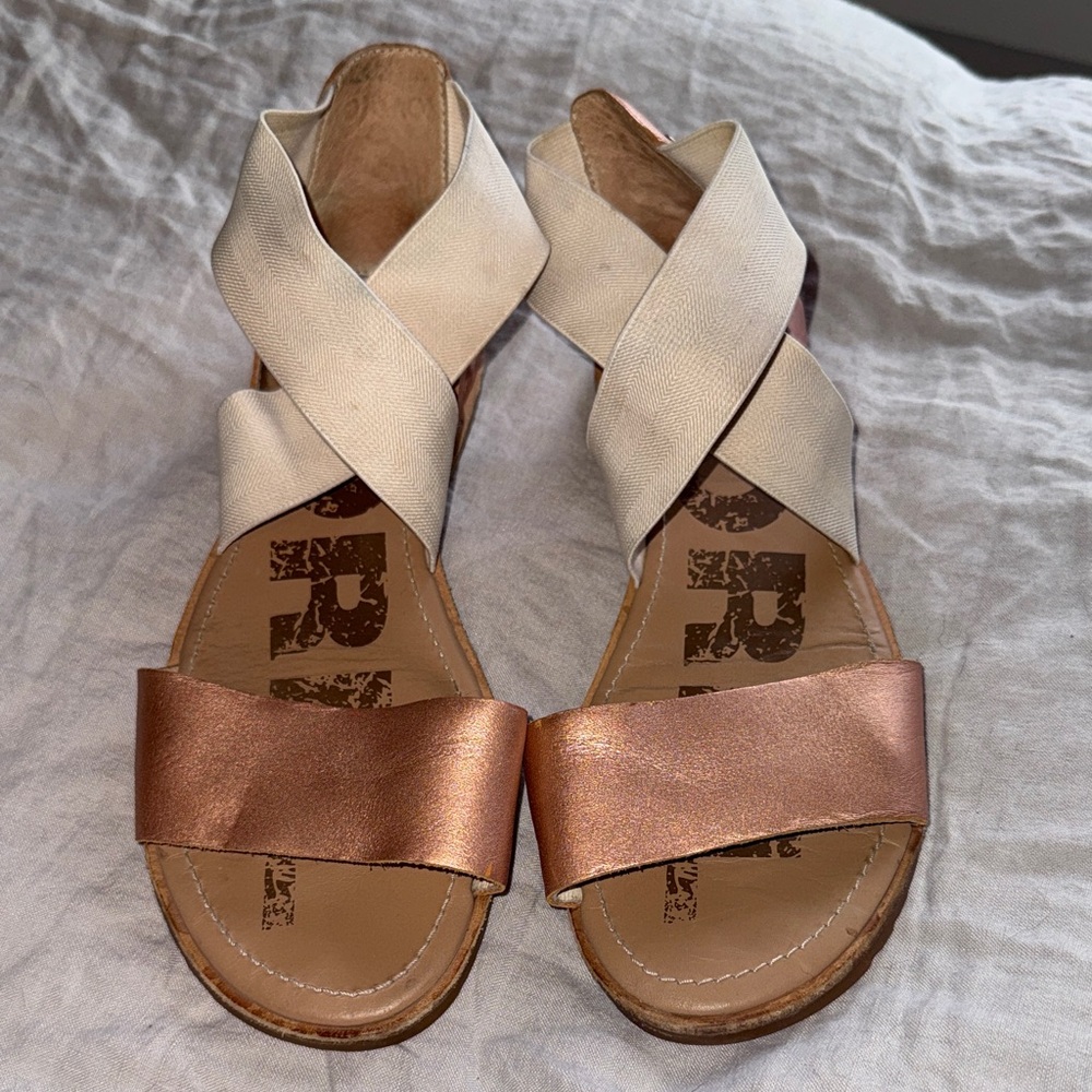 Sorel Women's Sandals in Cream and Copper